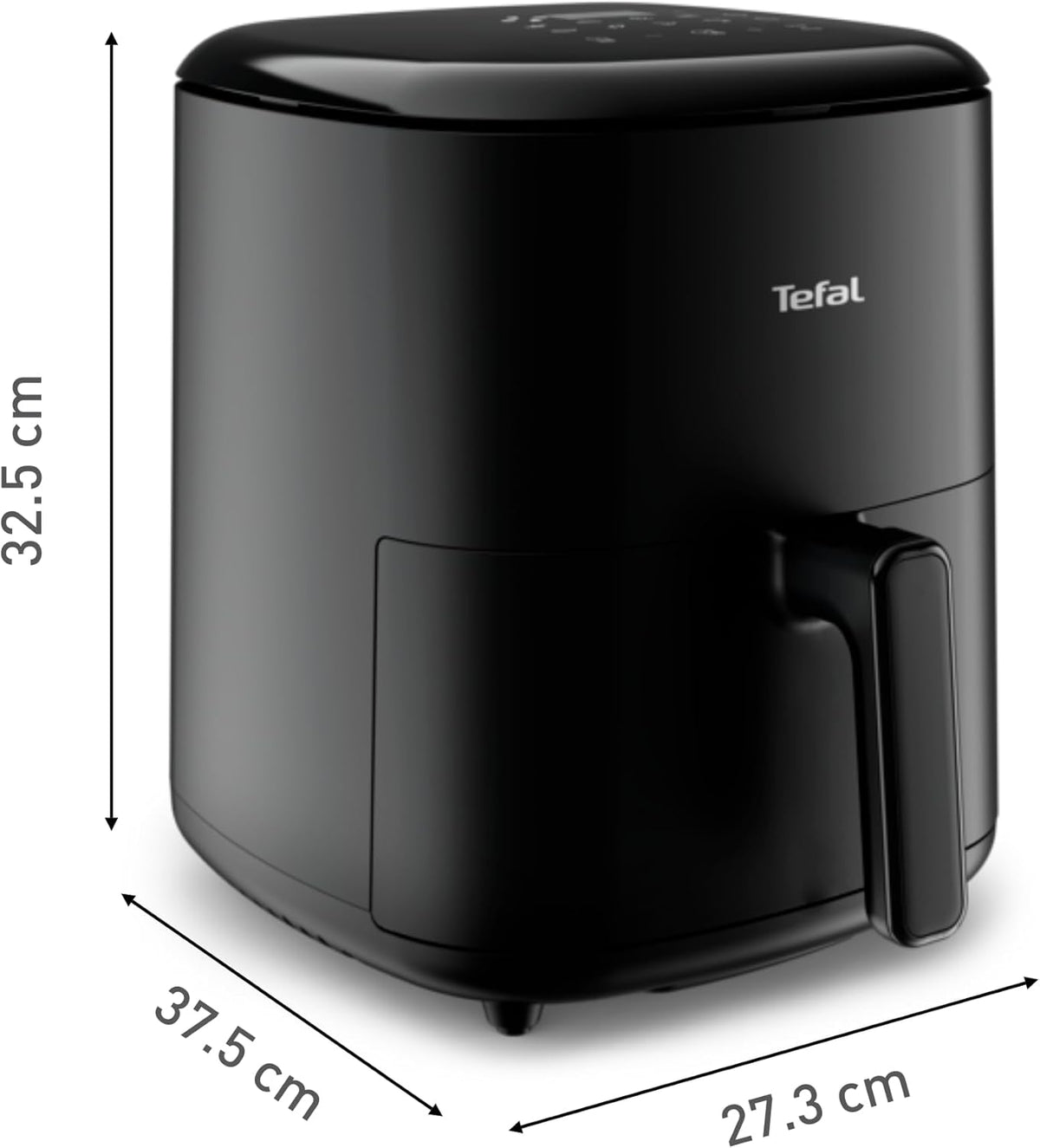 Tefal Easy Fry Max Digital Air Fryer | 5L, 10-in-1 | Oil Free | Air Fry | Extra Crisp |Roast | Bake | Reheat | Dehydrate | 6 Servings | Non-Stick