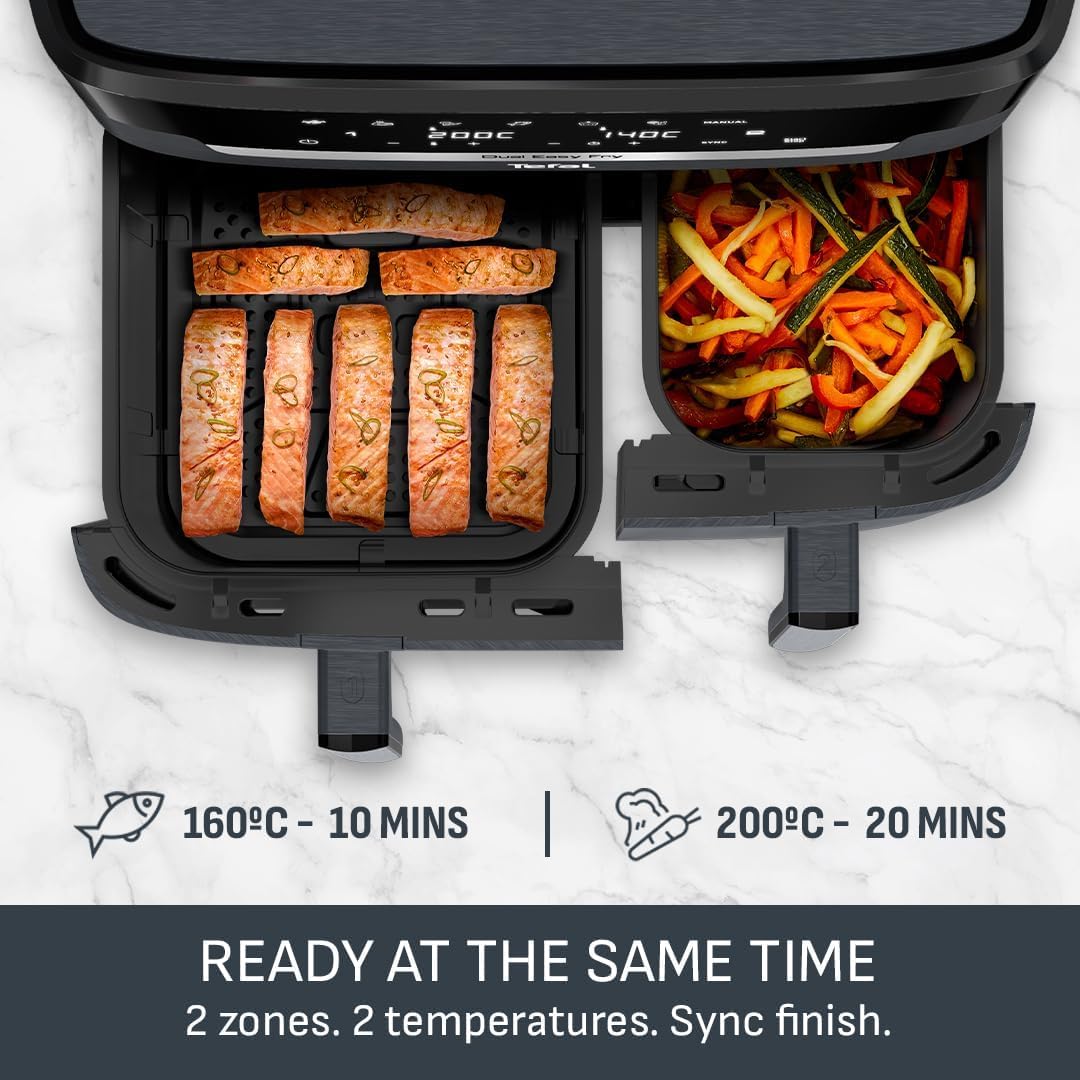 Tefal XXL 11L Dual-Drawer Air Fryer | EY9428G0