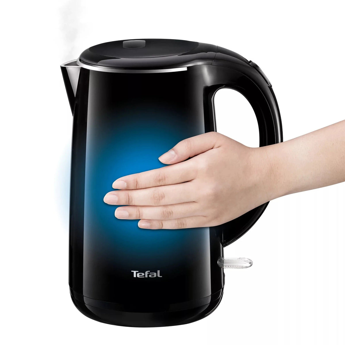 Tefal Safe'Tea 1.7L Heat-Protection Kettle 2150W Black | KO260865