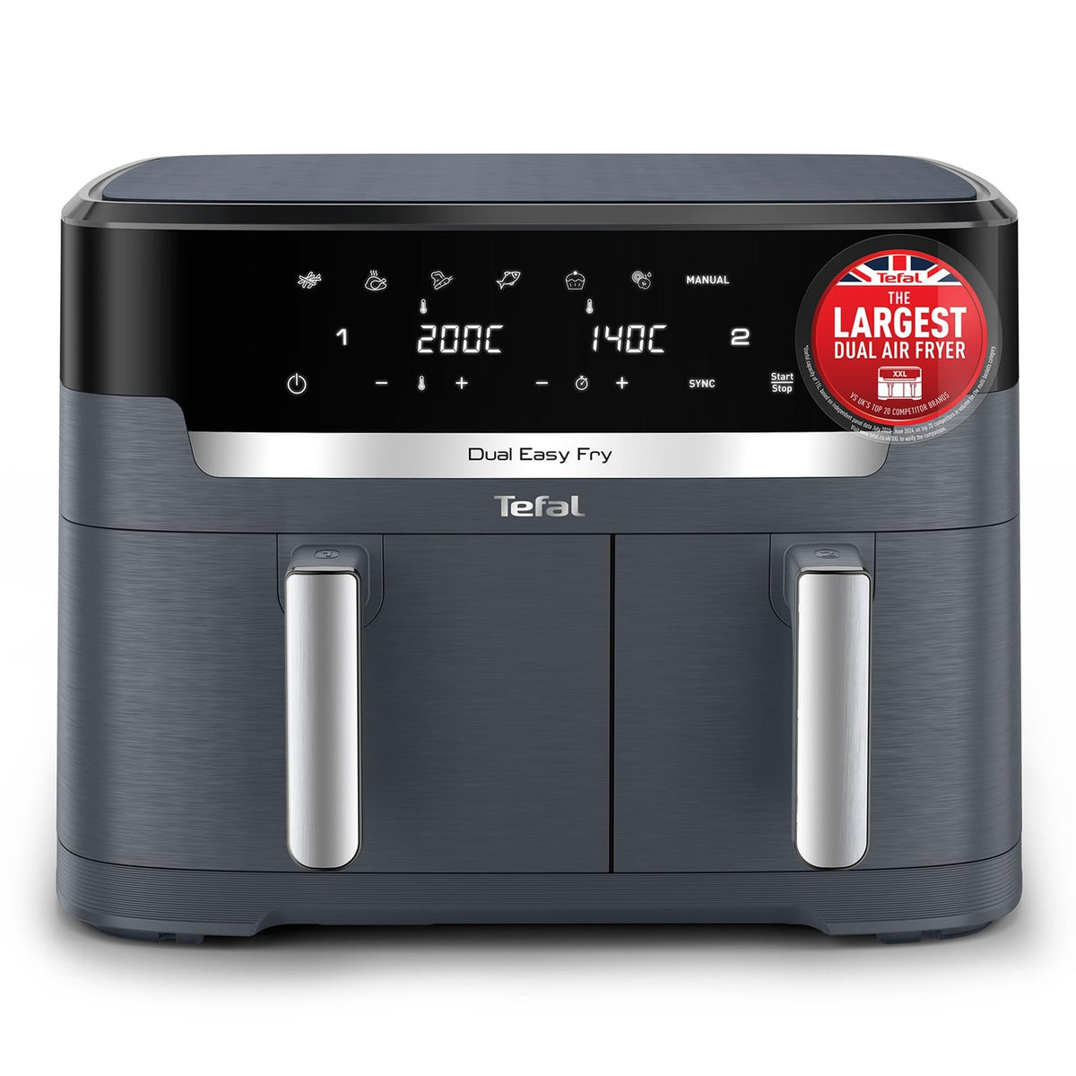 Tefal XXL 11L Dual-Drawer Air Fryer | EY9428G0