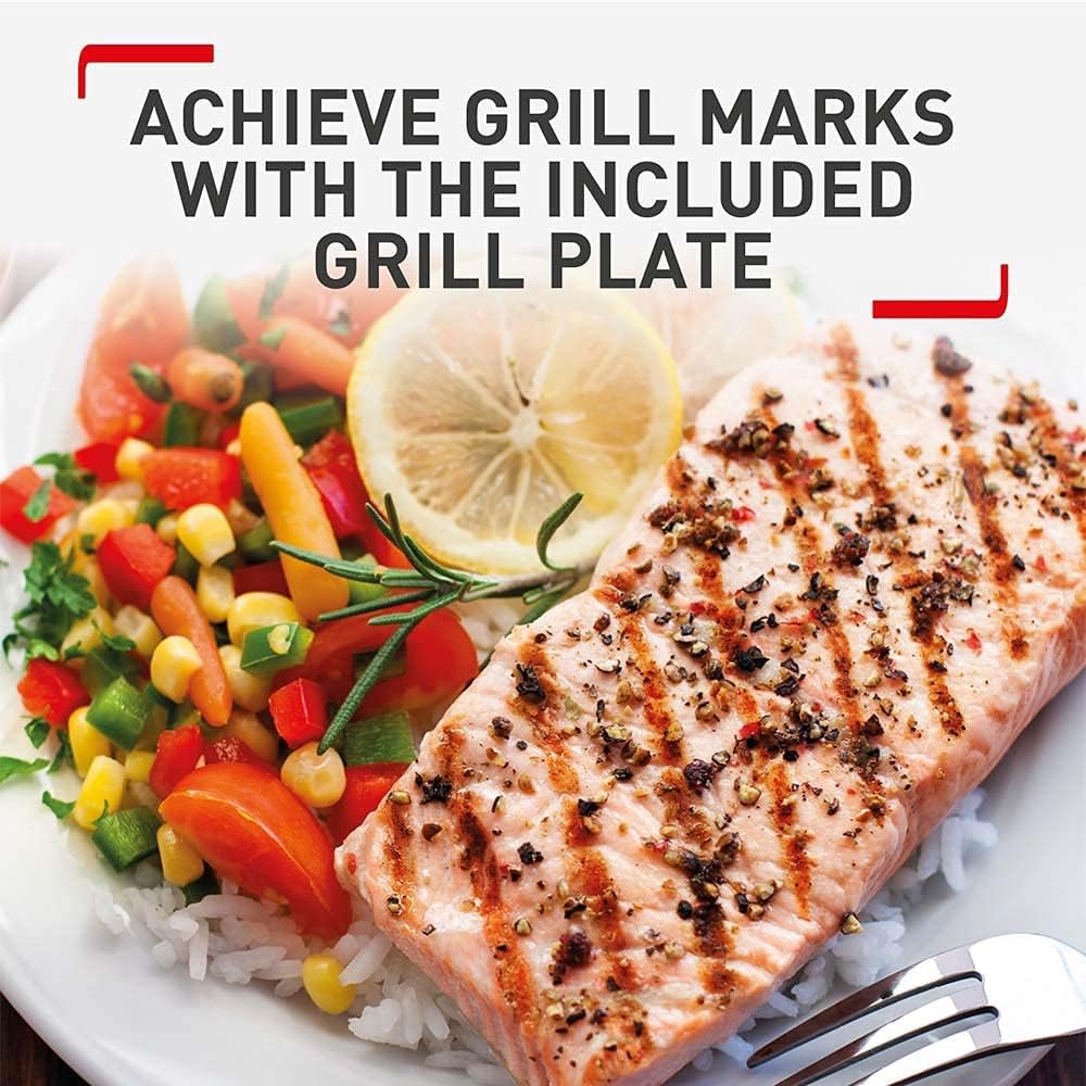 TEFAL Air Fryer | Easy Fry & Grill 2-in-1 |4.2 L Capacity | 1550 W | Healthy Cooking | Air Fry + Grill |Adjustable Temperature | Timer