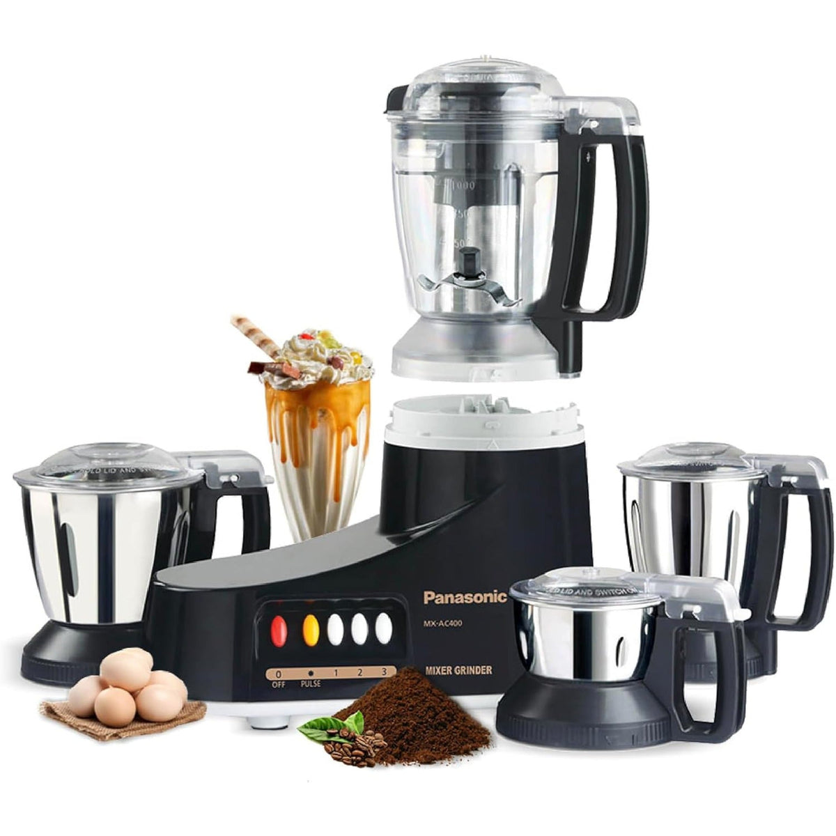 Panasonic Super Mixer Grinder for Juicing, Blending and Grinding