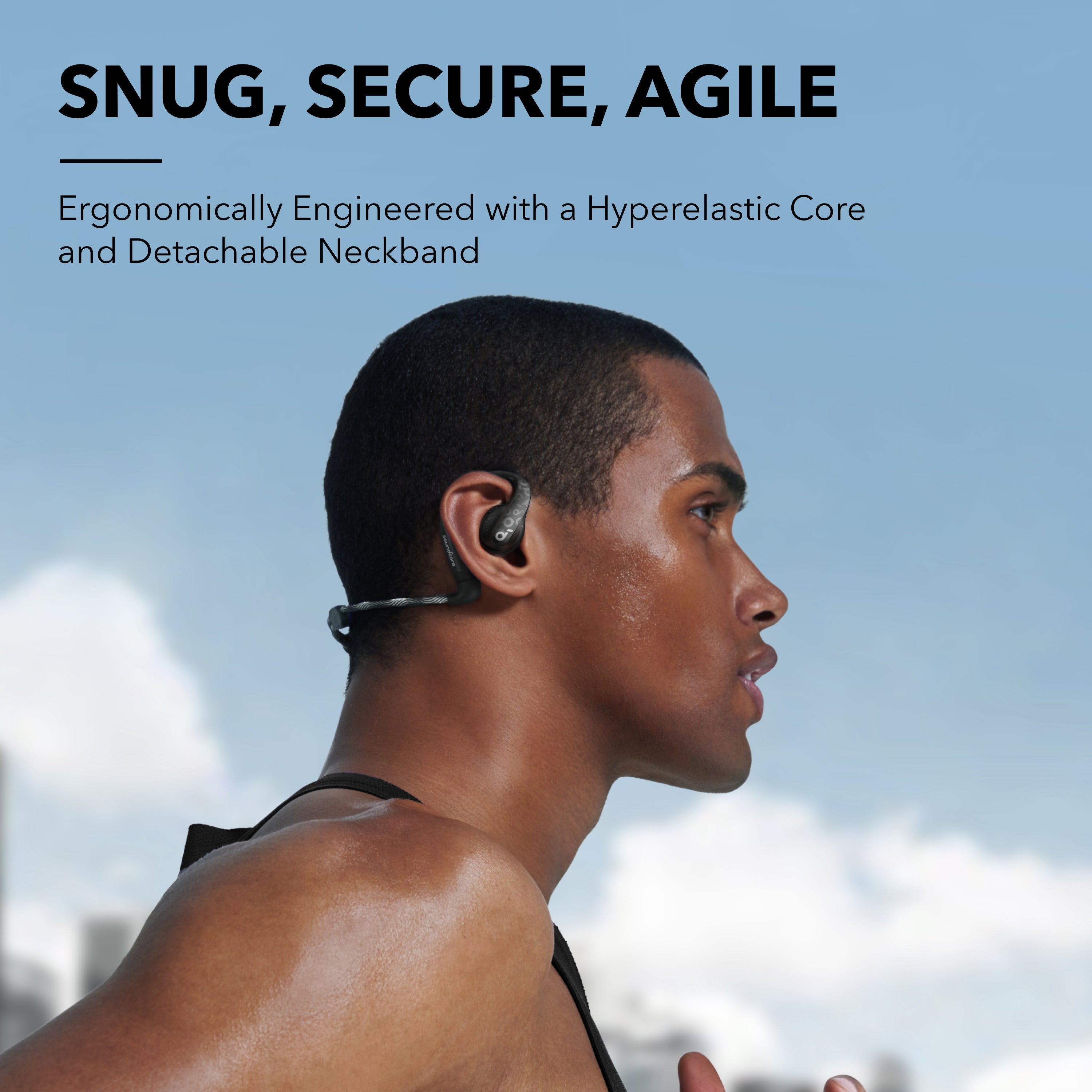 Soundcore AeroFit Pro | Secure Open-Ear Sport Earbuds