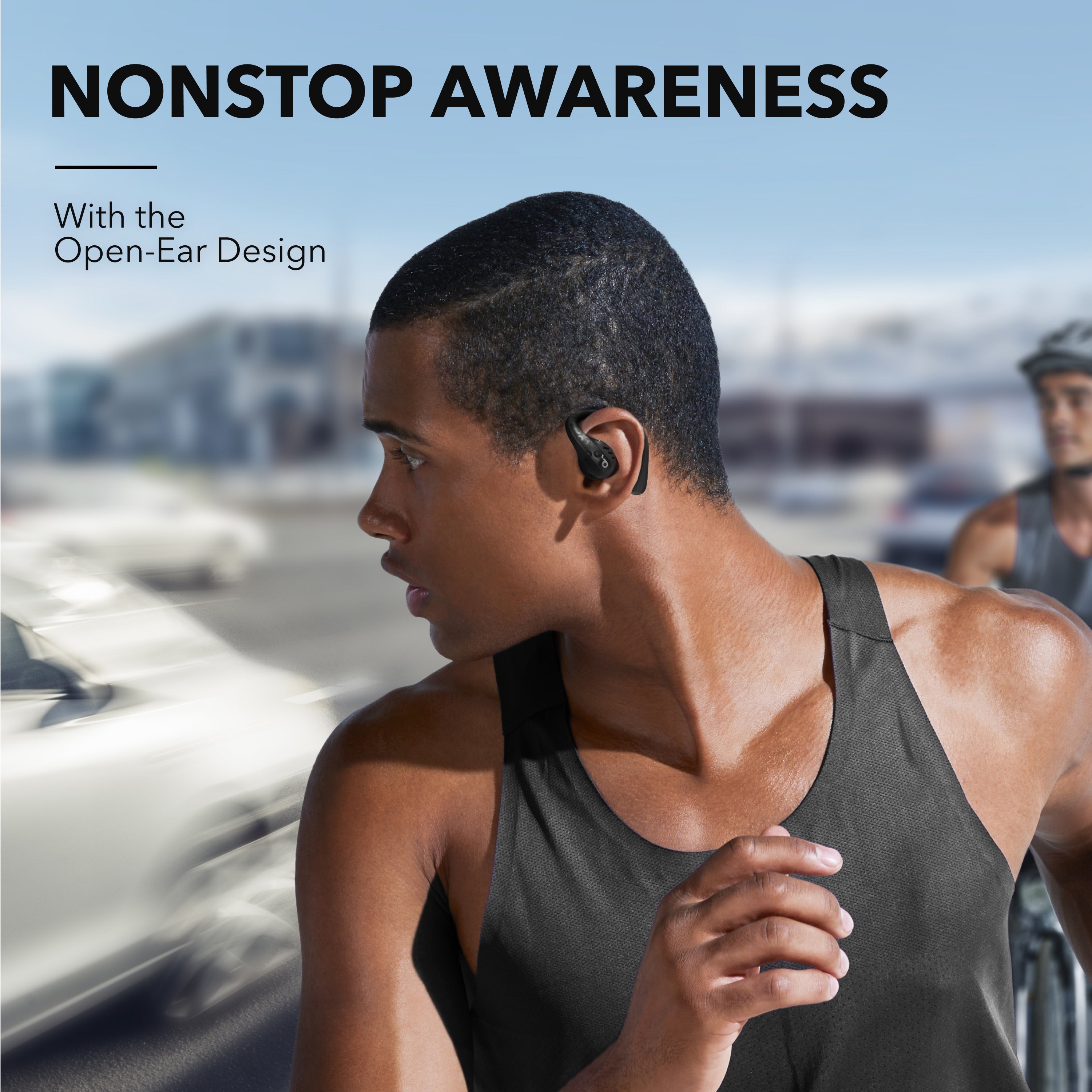 Soundcore AeroFit Pro | Secure Open-Ear Sport Earbuds