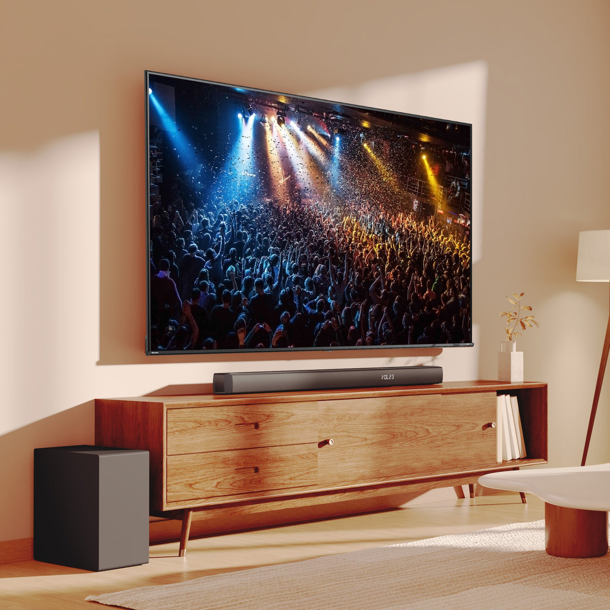 Hisense HS3100 soundbar lifestyle image