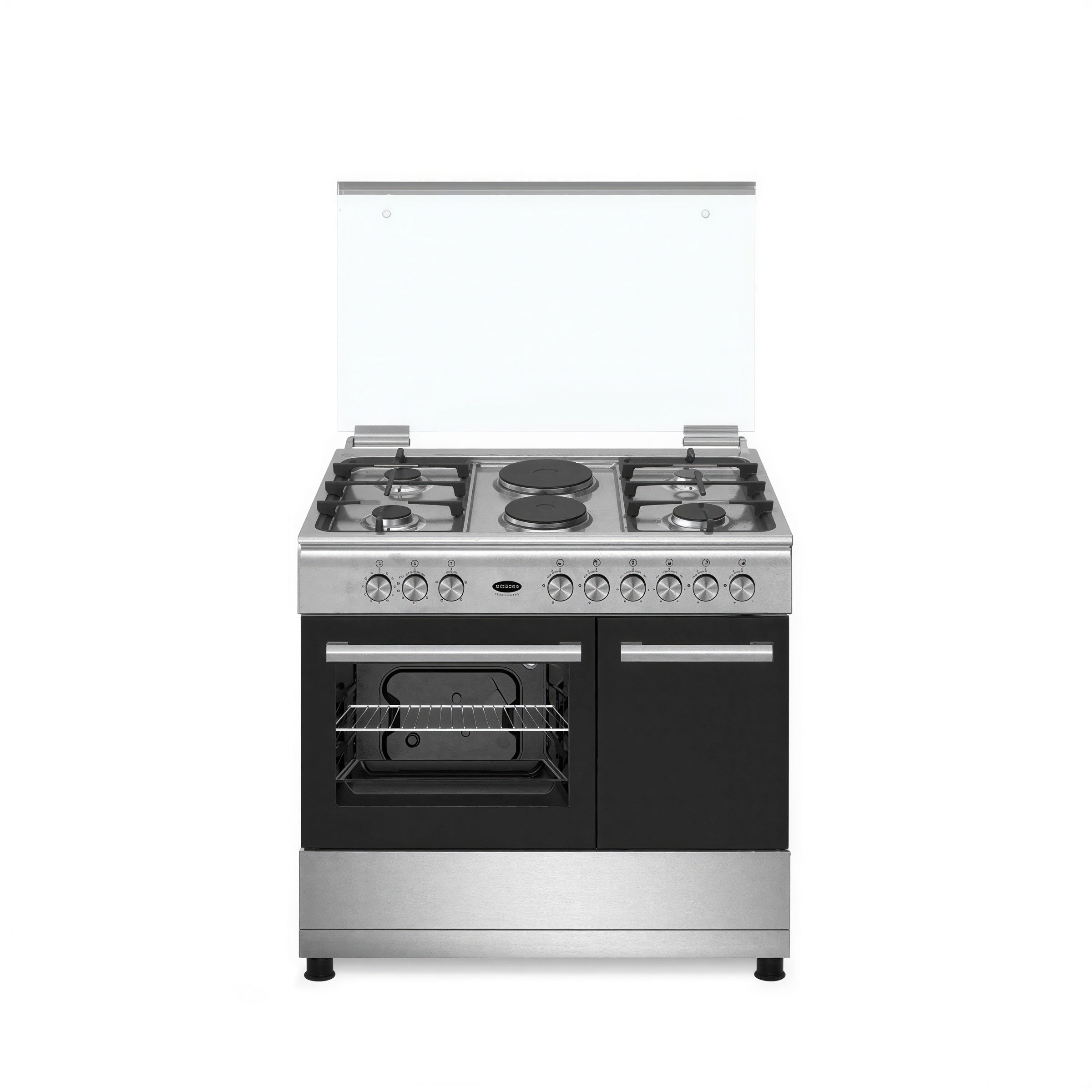 Venus 4 Gas Bunners + 2 Electric Plates | 90x60cm | VC9642BX