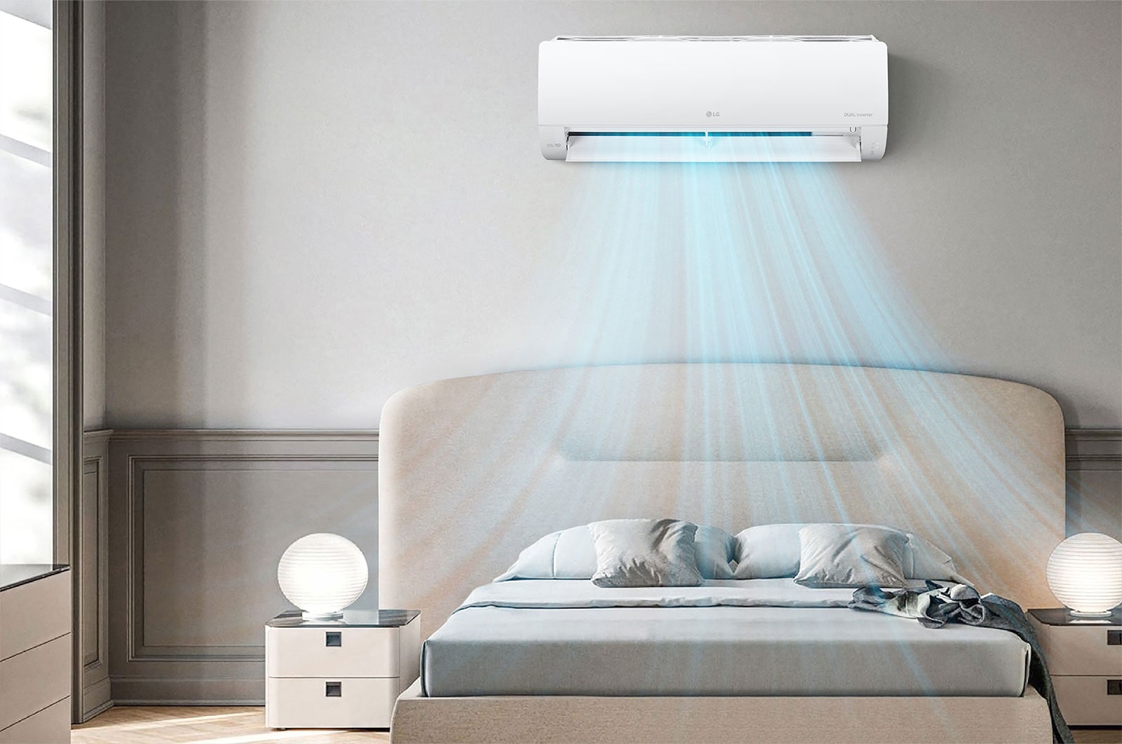 18,000 BTU LG DUALCOOL Inverter AC