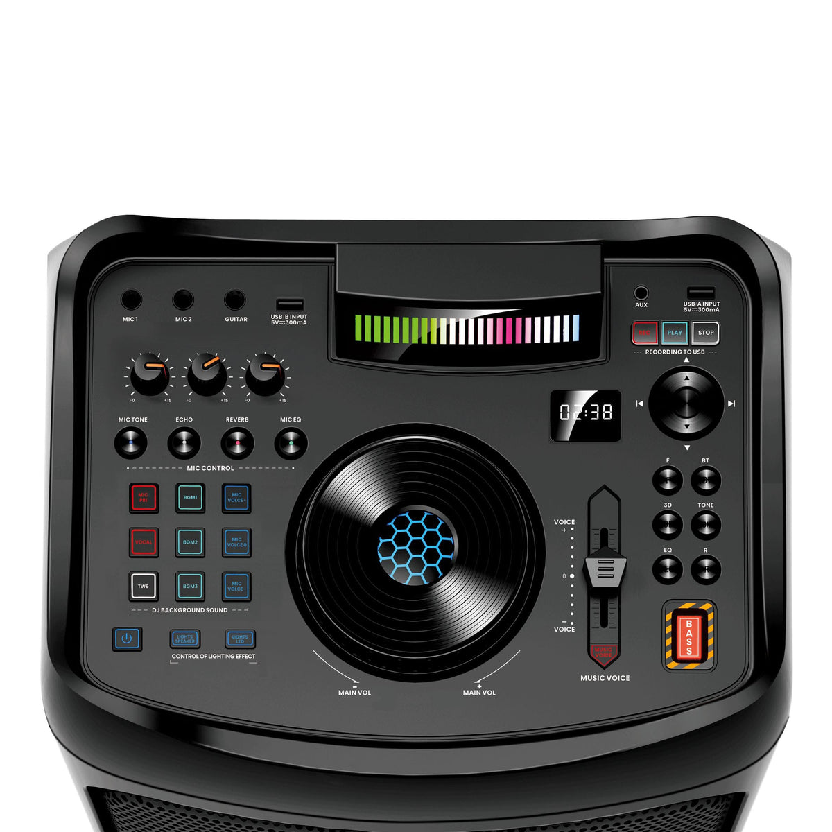 Hisense HP300 400W DJ party speaker front view