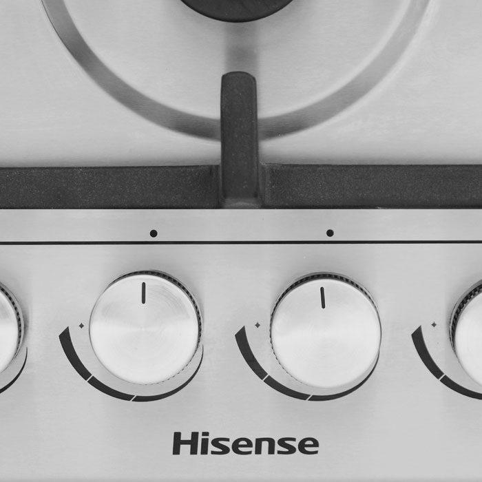 Hisense 60cm Built-in Gas Hob 4 Burners Stainless | HHU60GAGR