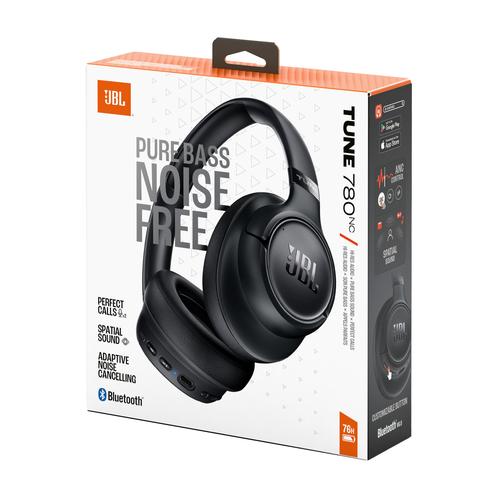 JBL Tune 780NC | Adaptive Noise Cancelling | Wireless Over-Ear Headphones