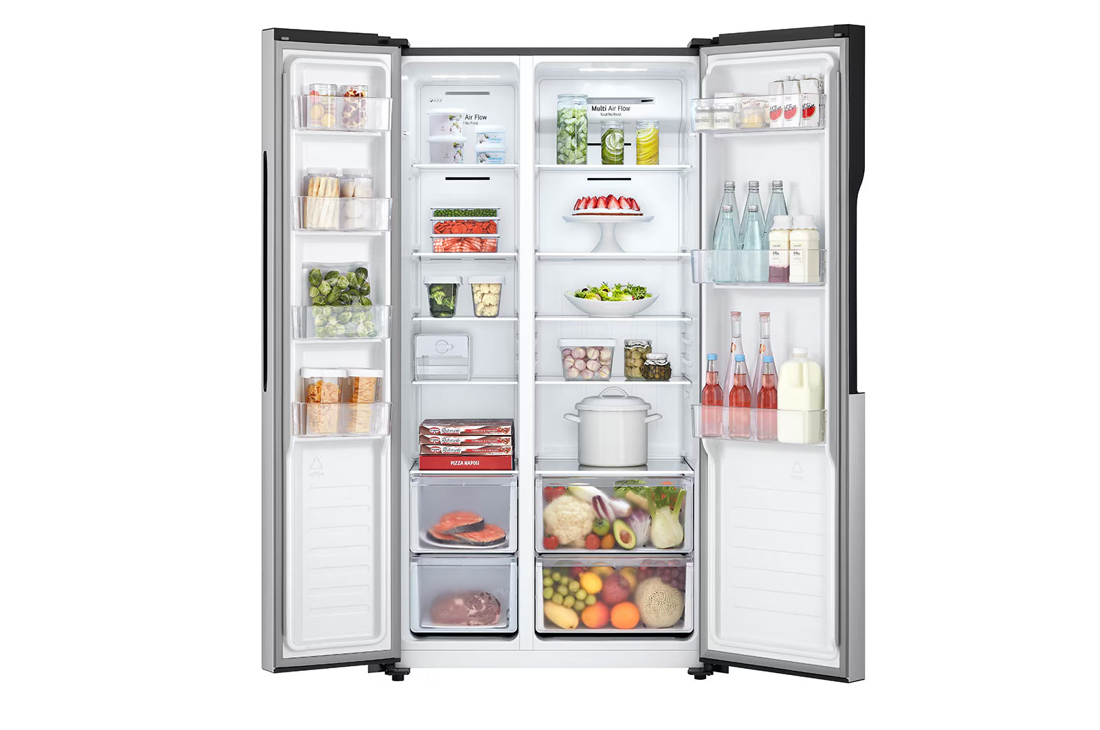 LG 519L Side by Side Refrigerator - GCFB507PQAM - LG Fridge 519L