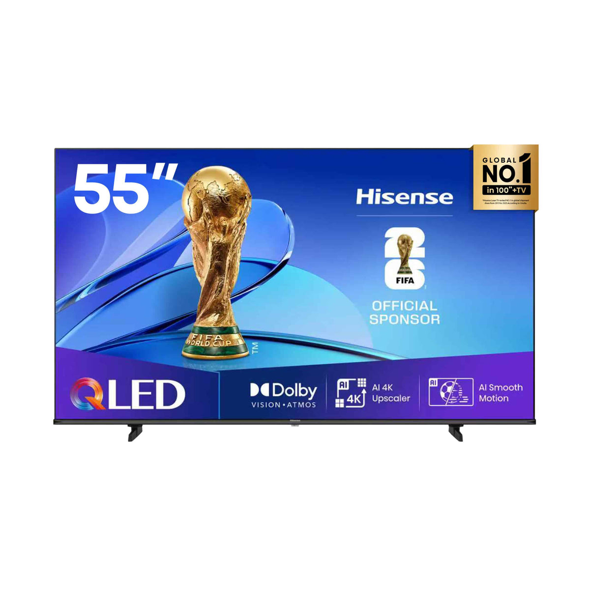 Hisense 55inch QLED 4K 60Hz VIDAA Smart TV