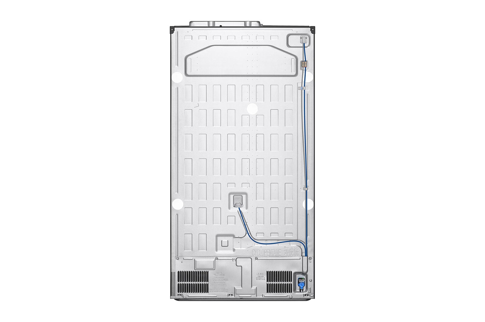 LG 674L Side-by-Side Fridge with UVnano Water Dispenser | L257KLKW