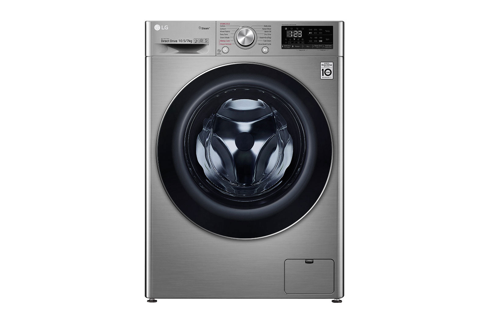 LG 10.5/7Kg Front Load Washer/Dryer | F4V5RGP2T