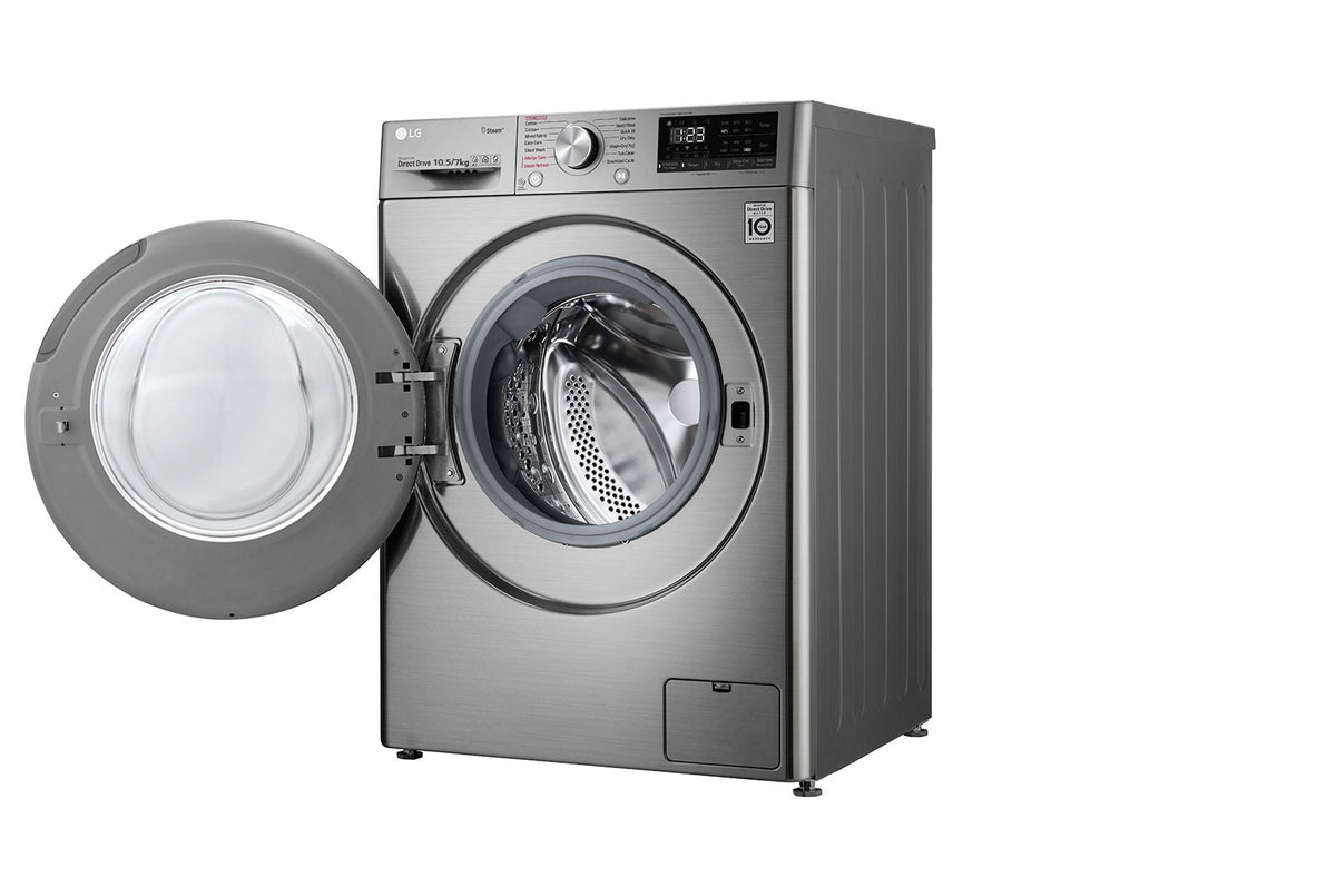 LG 10.5/7Kg Front Load Washer/Dryer | F4V5RGP2T