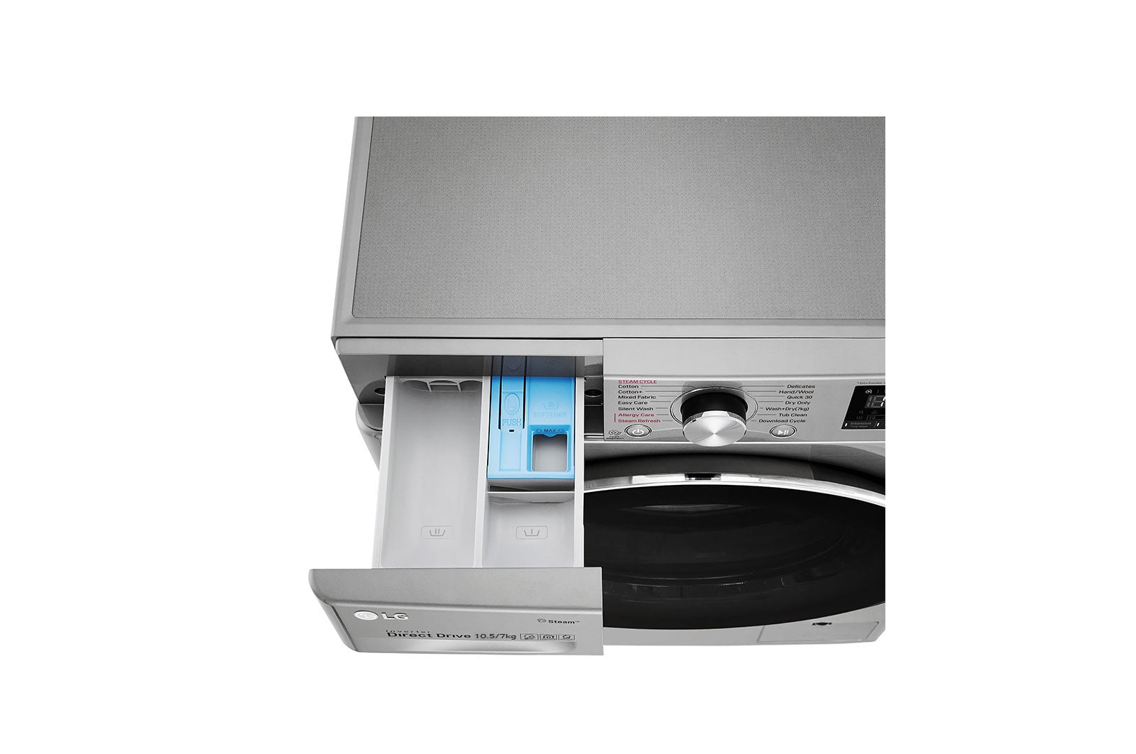 LG 10.5/7Kg Front Load Washer/Dryer | F4V5RGP2T