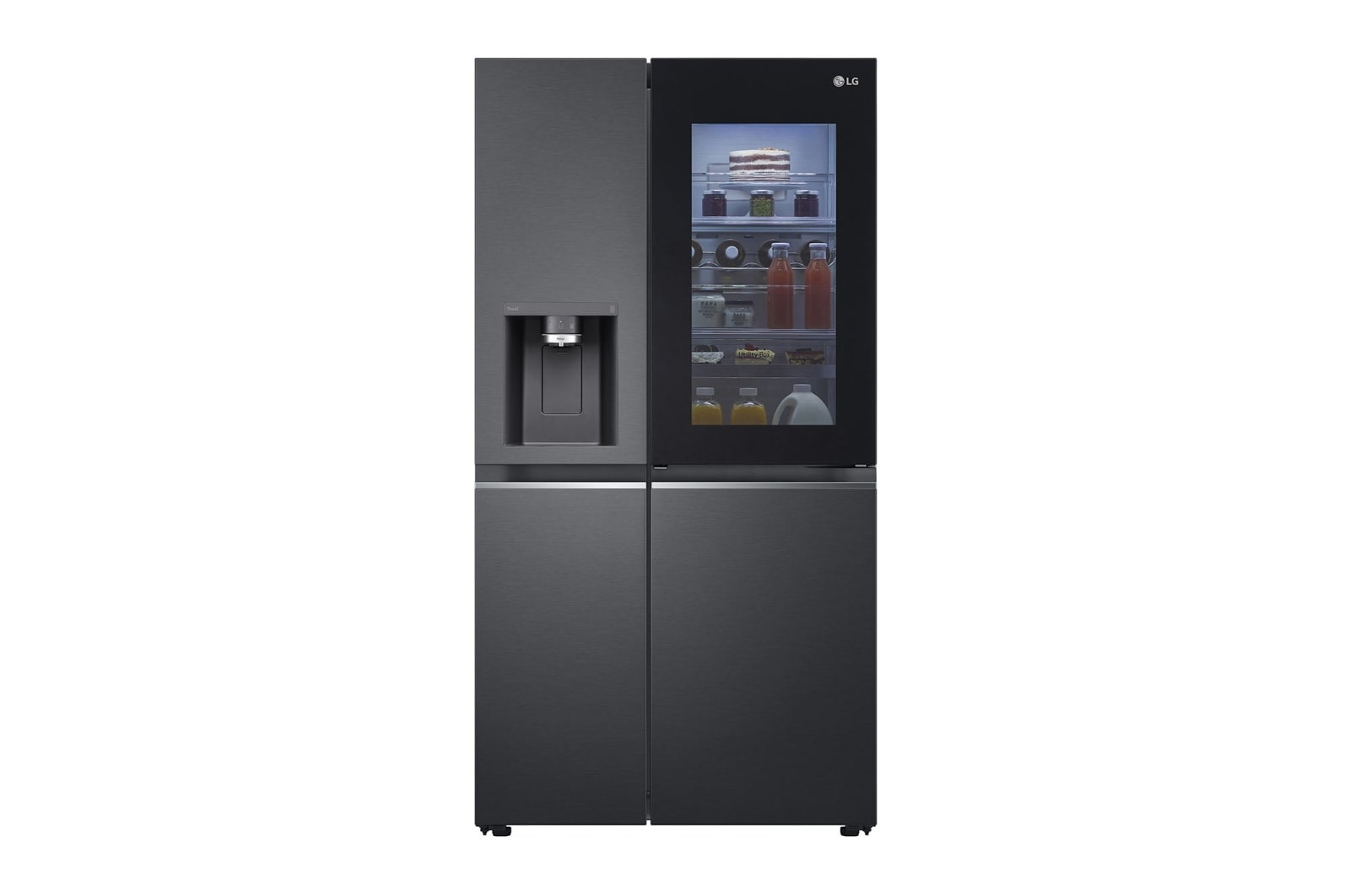 LG 635L InstaView Side by Side Refrigerate