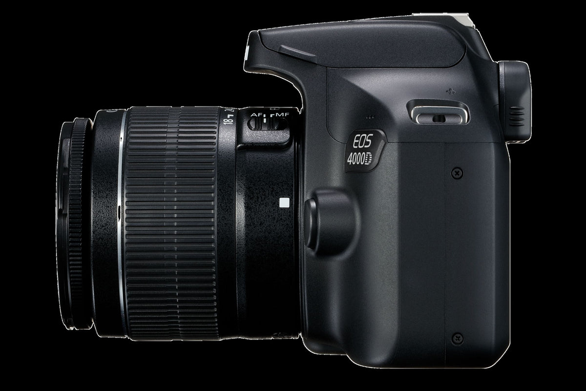 Canon EOS 4000D DSLR with EF-S 18-55mm DC Lens