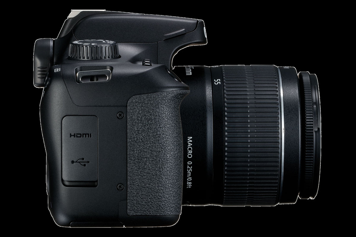 Canon EOS 4000D DSLR with EF-S 18-55mm DC Lens