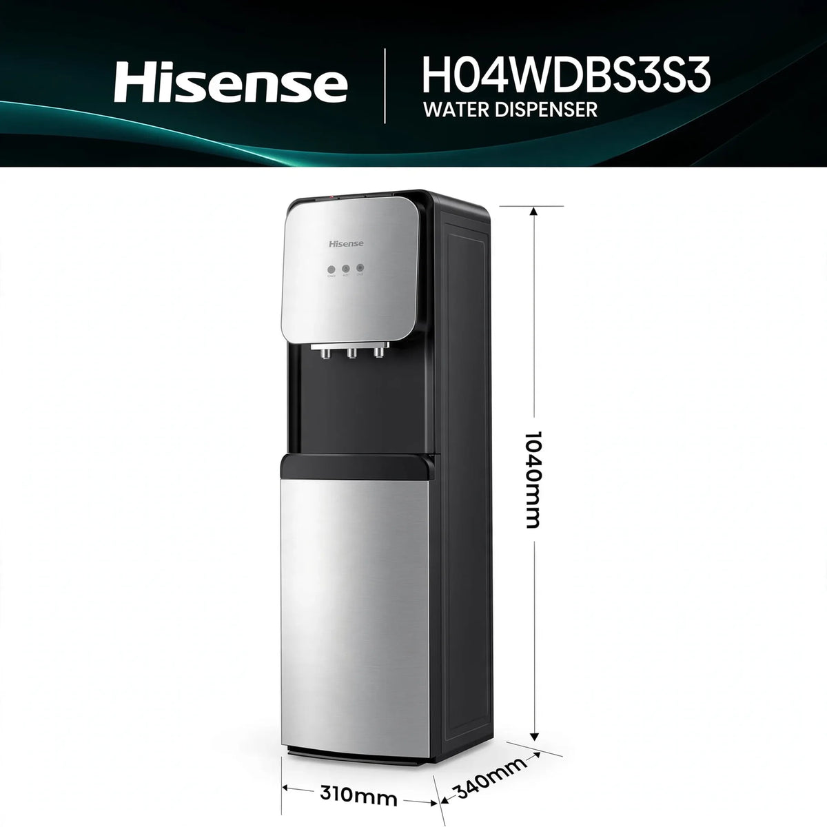 Hisense Water Dispenser with Hidden Jar
