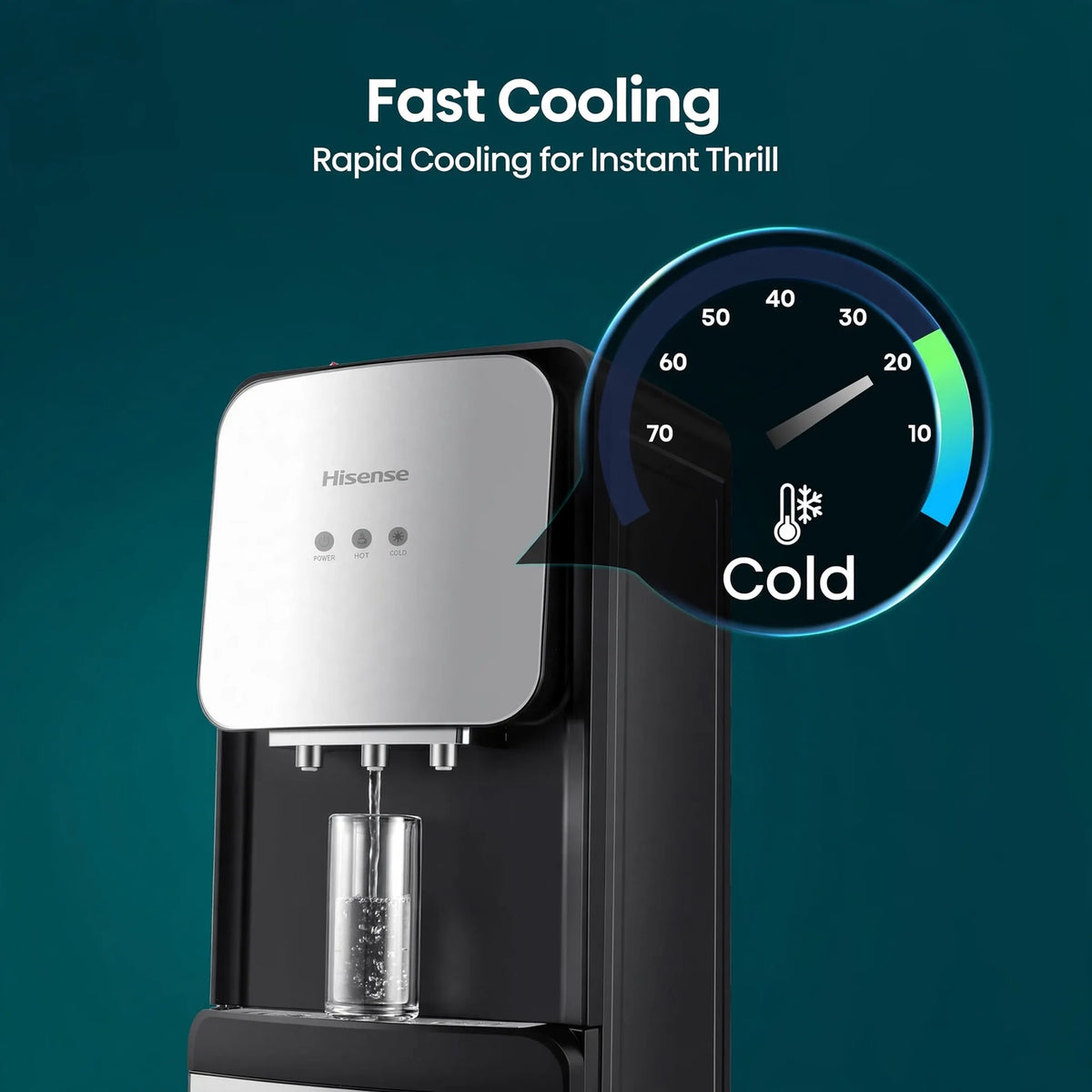 Hisense Water Dispenser with Hidden Jar