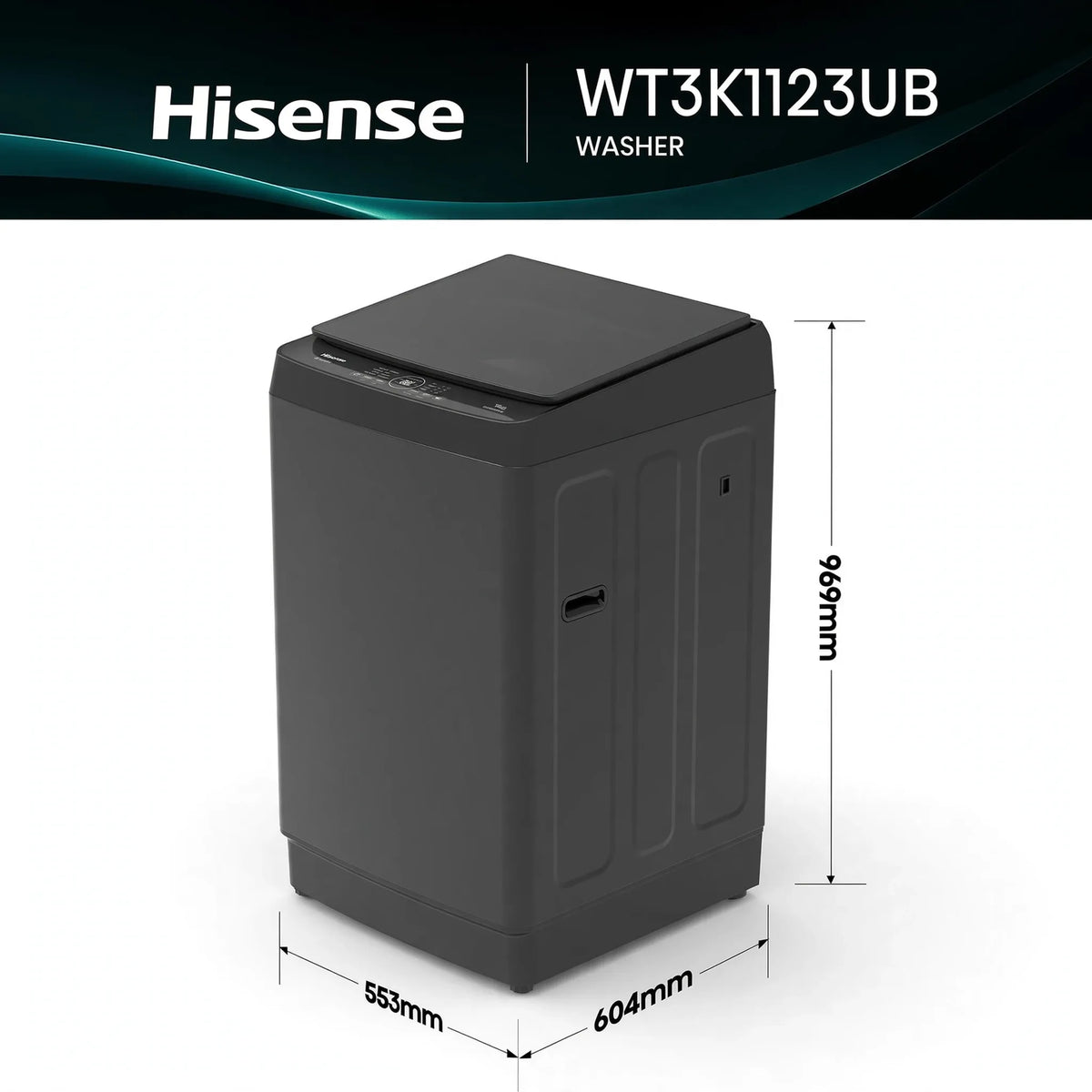 Hisense Top Load Washing Machine Bubble Clean | Aqua Save | Soak | Quick 15 | Magic Filter