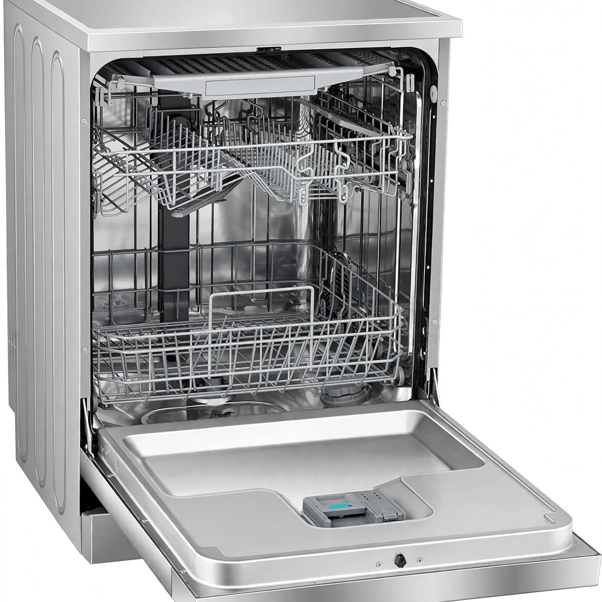 Hisense Dishwasher Stainless Steel | 8 Programs With 15 Place Settings | 3 Baskets