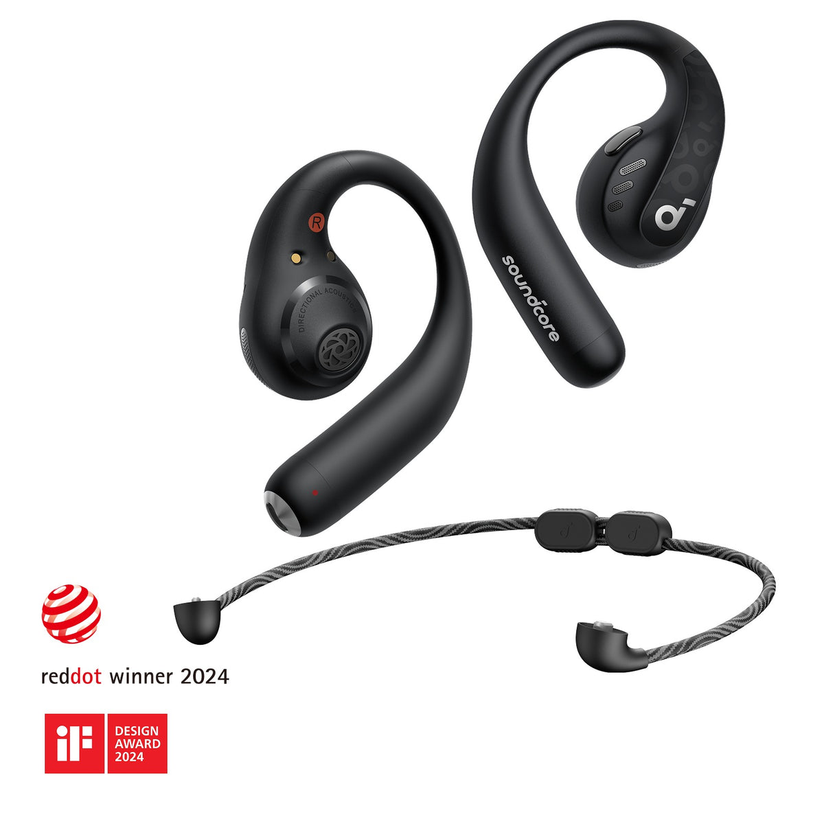 Soundcore AeroFit Pro | Secure Open-Ear Sport Earbuds