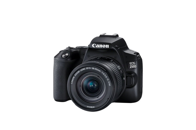 Canon EOS 250D DSLR with EF-S 18-55mm IS Lens