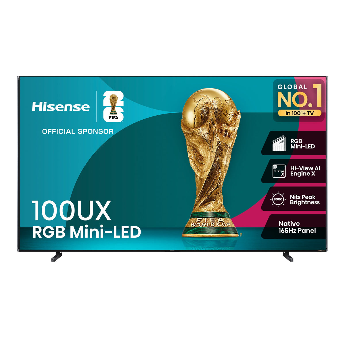 Hisense 100UX 100" RGB Mini-LED 4K Google TV