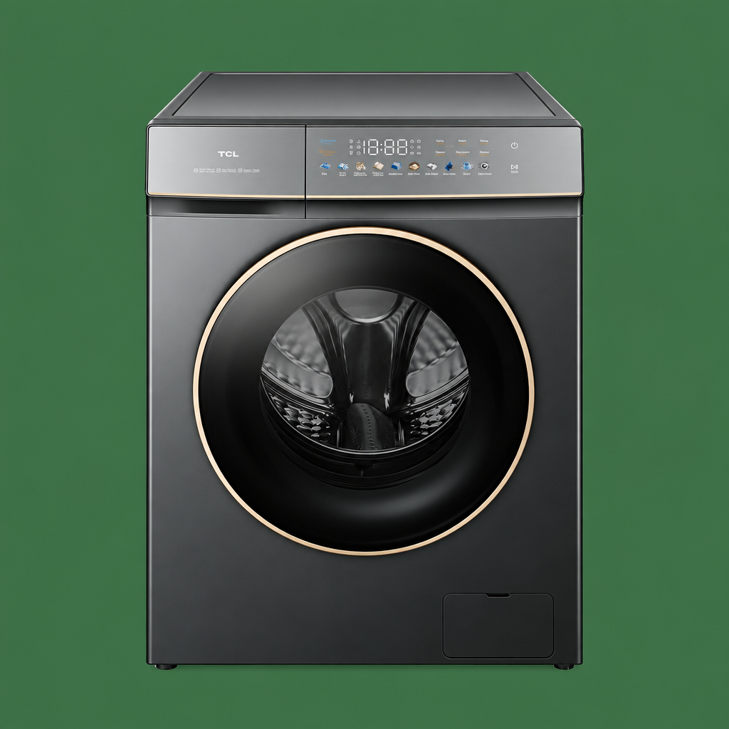 TCL washer-dryer upper front view