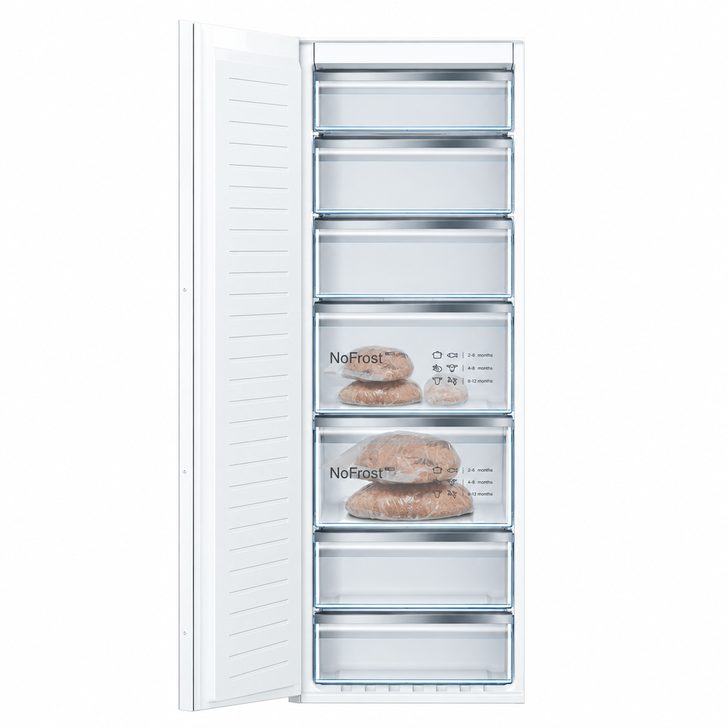Bosch GIN81AEF0G Series 6 Built-in Freezer, 212L