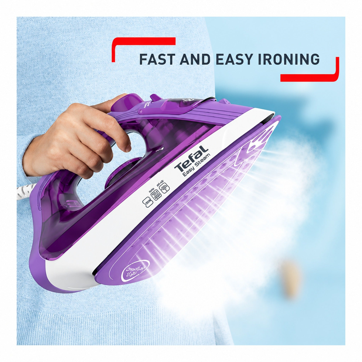 Tefal Steam Iron | Spray & Vertical Steam | 1200W