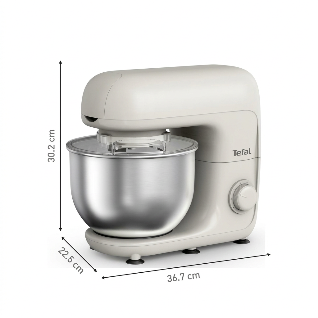 Moulinex Bake Essential Stand Mixer 4.8L, 800W | QA160127