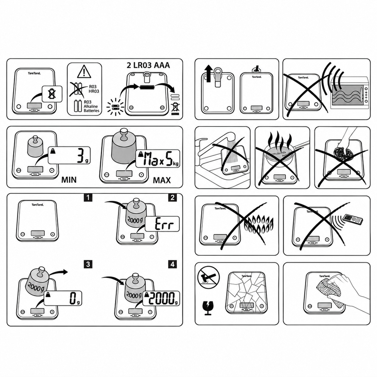 Tefal Optiss BC5000V2 Kitchen Scale