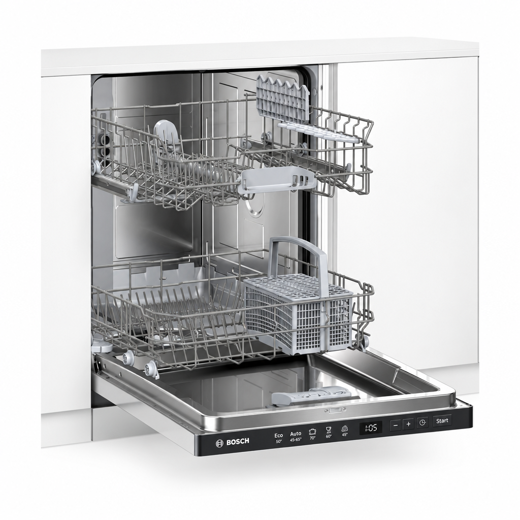 Bosch SMV50E00GC Series 4 Fully-Integrated Dishwasher, 12 Place Settings, 60cm