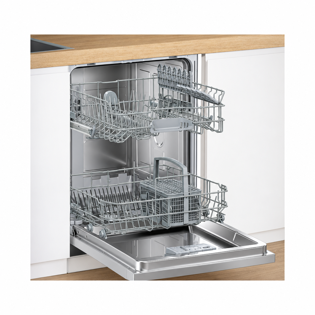 Bosch SMV26AX00M Series 2 Built-in Dishwasher, 60cm, 12 Place