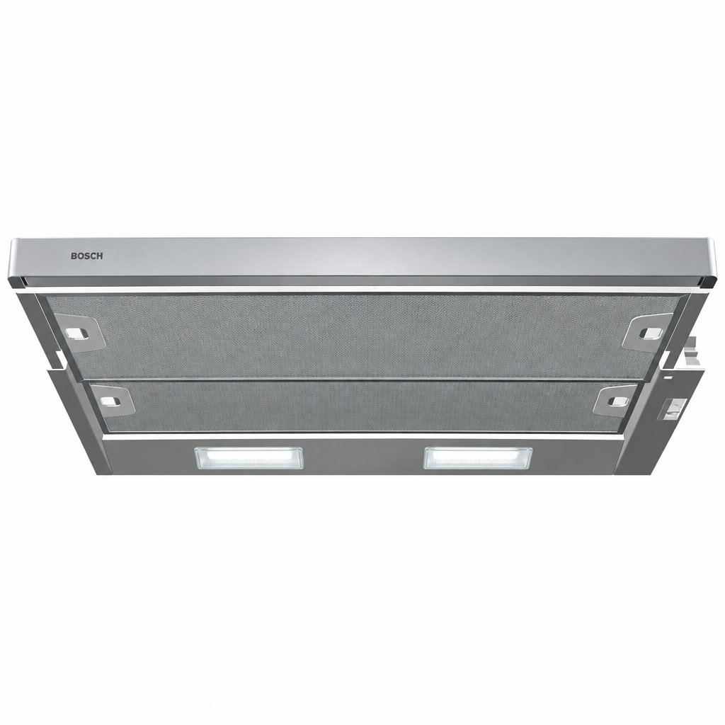 Bosch DFT63CA50M Series 2 Telescopic Cooker Hood, 60cm, Silver Metallic