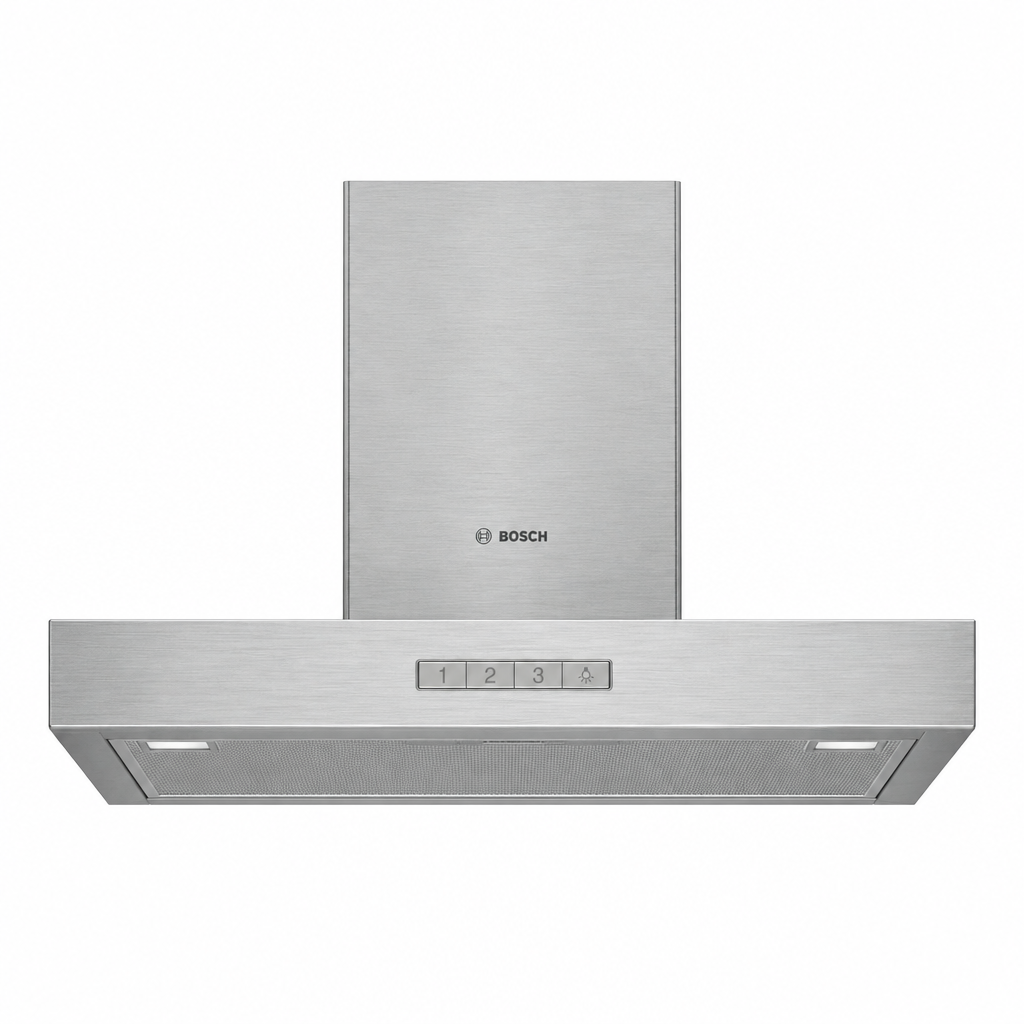 Bosch DWP94BC50B Series 2 Wall-Mounted Cooker Hood, 90cm, Stainless Steel