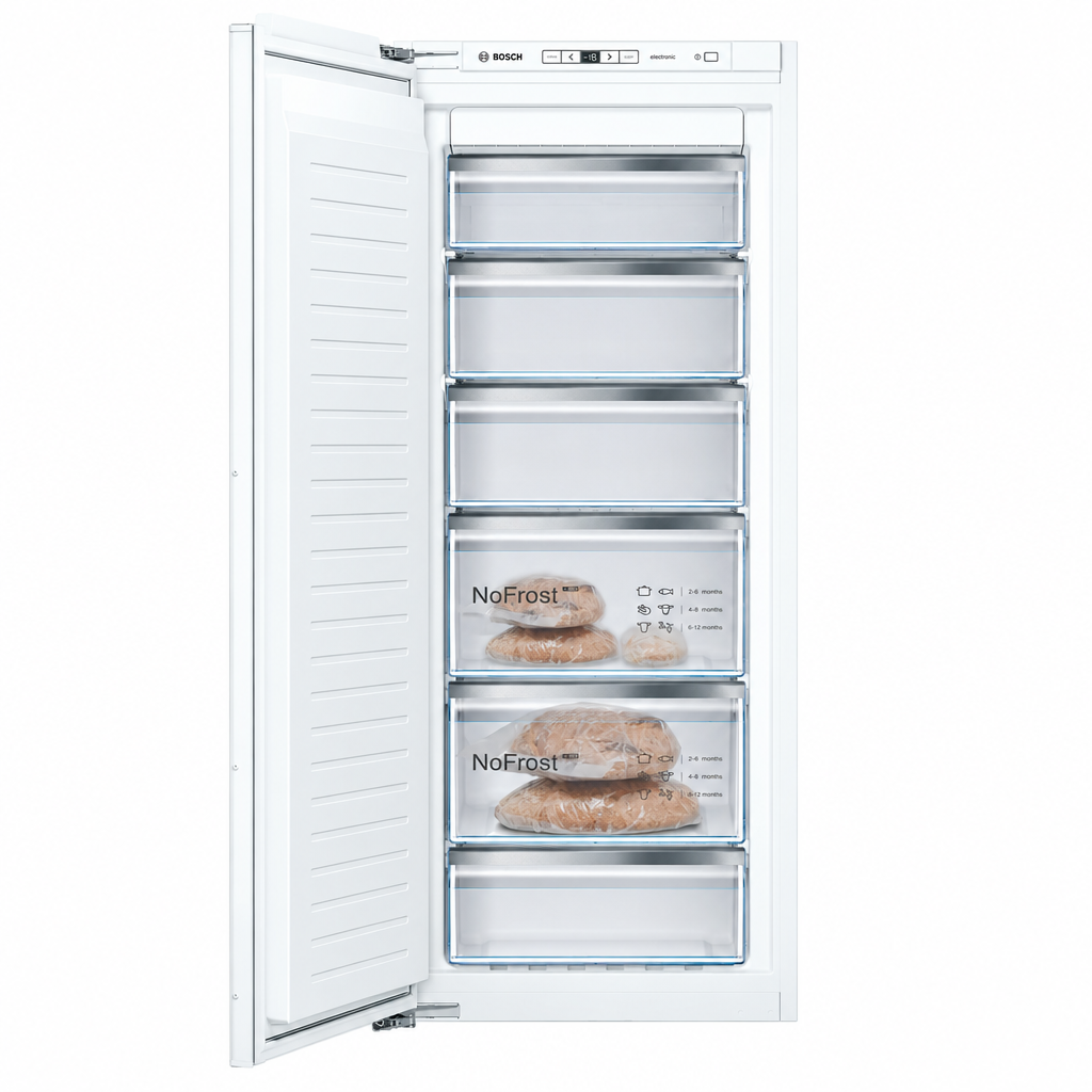 Bosch GIN81AEF0G Series 6 Built-in Freezer, 212L