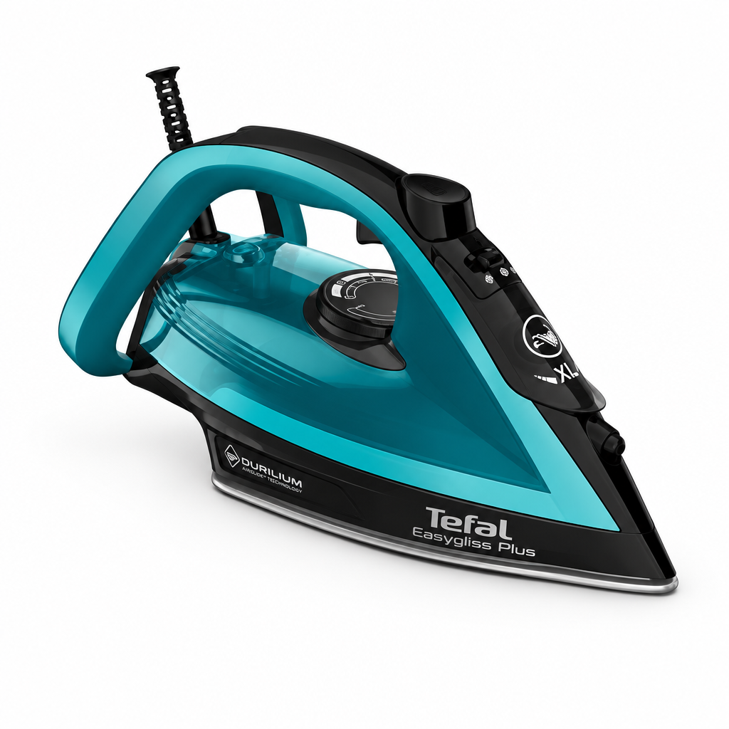 TEFAL Steam Iron |Smart Protect+ Iron Steamer | 2800 W | 270 ml | Durilium Airglide Soleplate Technology