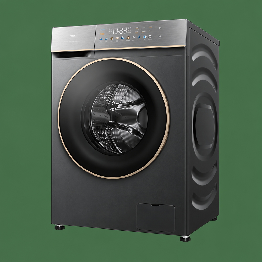 TCL washer-dryer right angled view