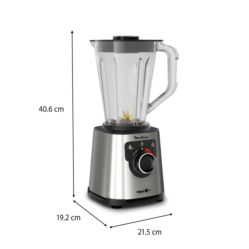 Moulinex PerfectMix+ High-Speed Blender 1200W, 2L Tritan Jar | LM88HD27