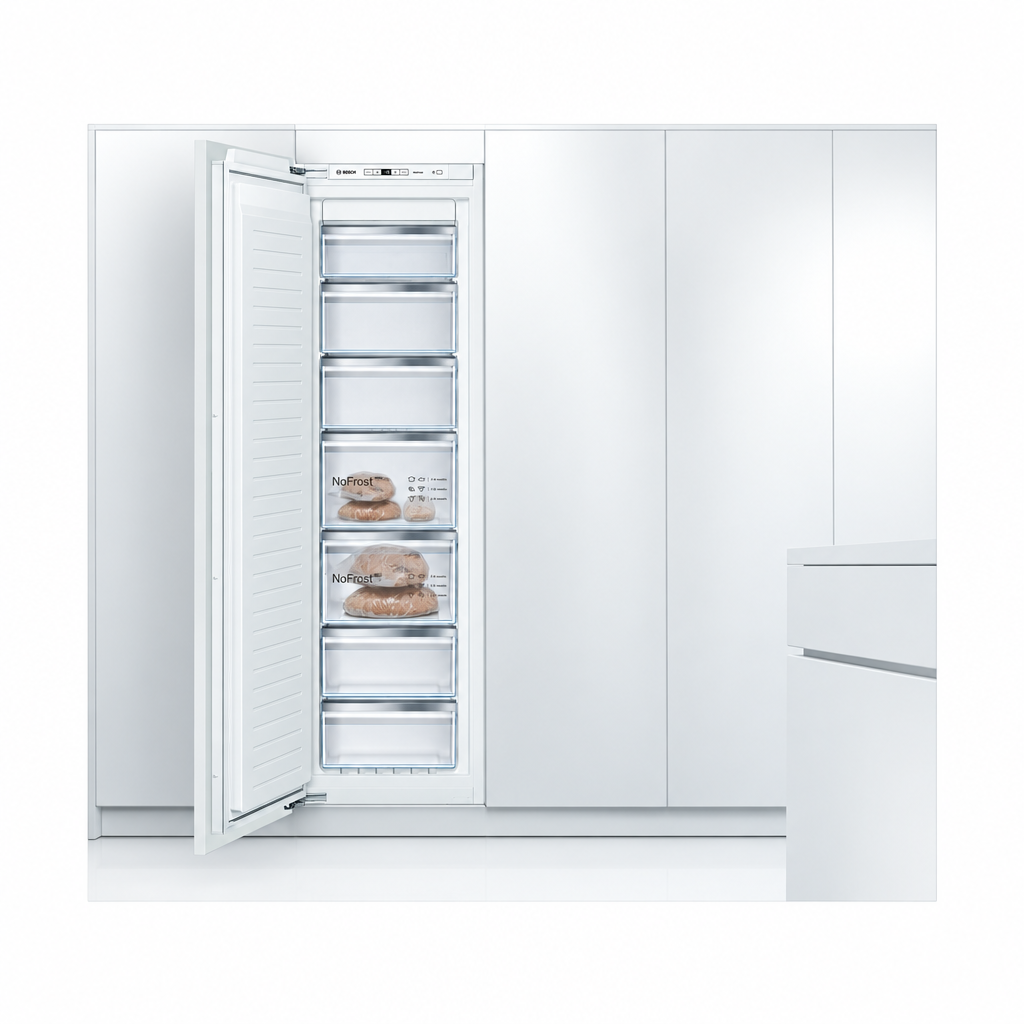 Bosch GIN81AEF0G Series 6 Built-in Freezer, 212L