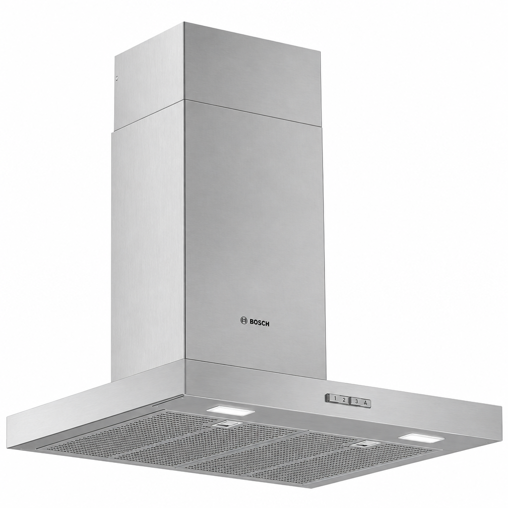 Bosch DWB64BC51B Series 2 Wall-Mounted Cooker Hood, 60cm, Stainless Steel