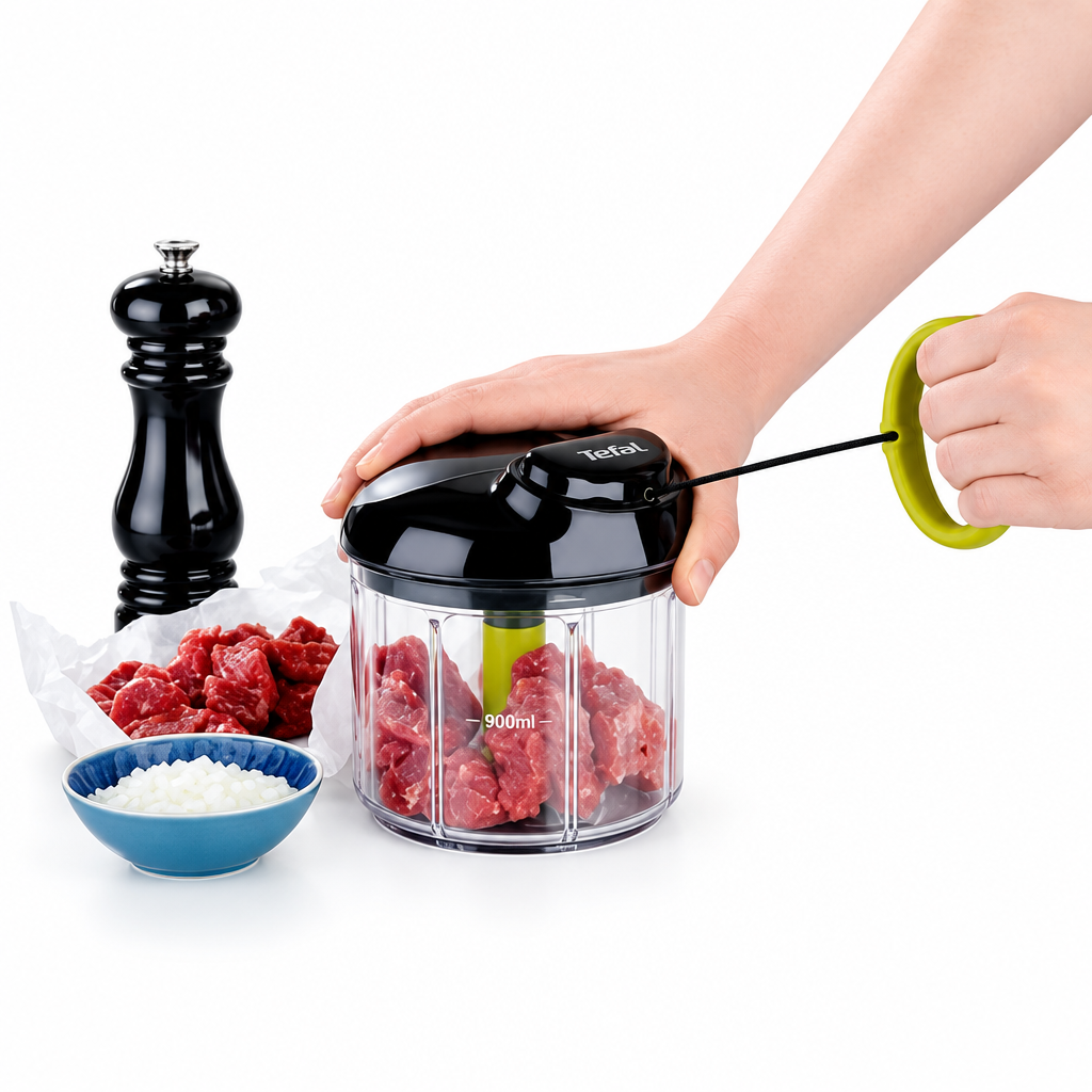Tefal 900ml Manual Food Chopper | K1320404