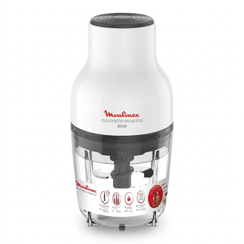 Moulinex Moulinette Essential Mini Chopper 300W, 0.4L Bowl | DJ520127