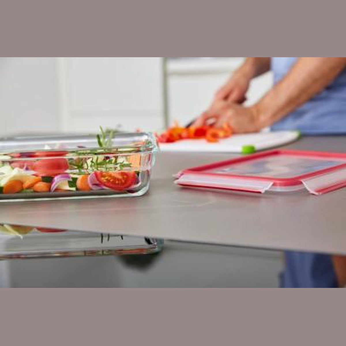 Tefal MasterSeal Glass Food Container 2L Rectangular | N1041110