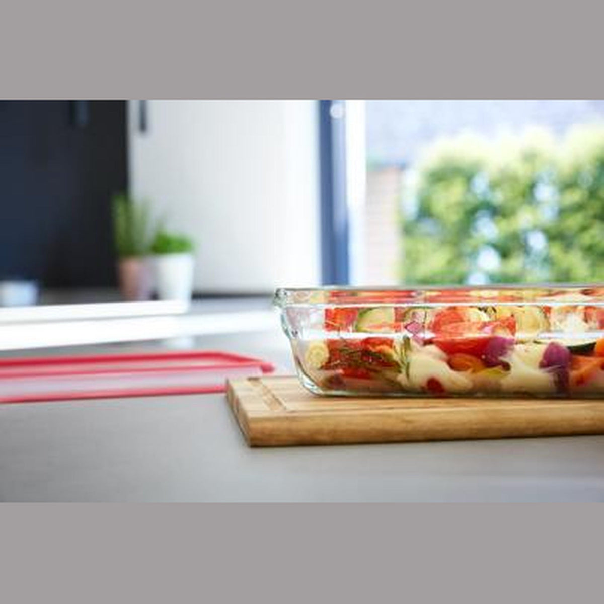 Tefal MasterSeal Glass Food Container 2L Rectangular | N1041110