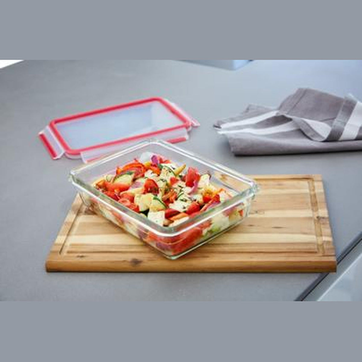 Tefal MasterSeal Glass Food Container 2L Rectangular | N1041110